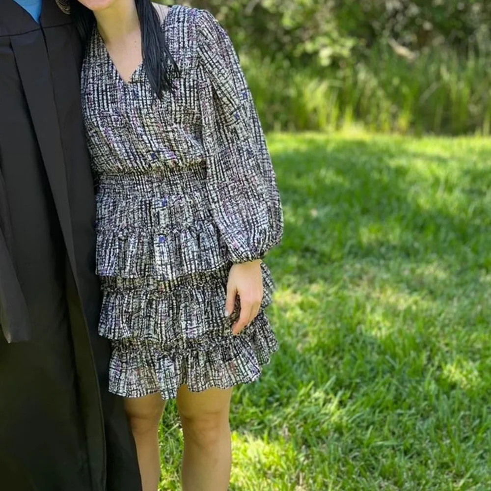 Express Ruffled Short Dress - Picture 2 of 5